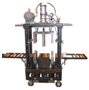 crimping machine for heat exchangers