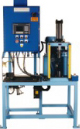 combination assembly and pressure decay leak test machine